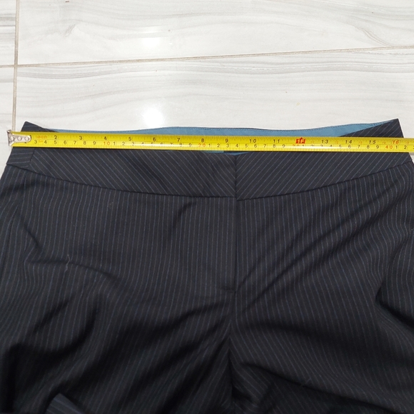 Smart Set Black With Blue/White Stripes Pants Suits Set, Size 7/9 - Picture 12 of 14